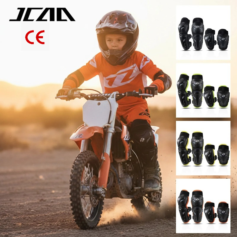 Motorcycle Gear For Sale - ชุดสนับเข่าและสนับศอกป้องกันการตกสำหรับเด็ก, อุปกรณ์ป้องกันสำหรับมอเตอร์ครอสแบบปรับได้, อุปกรณ์ป้องกันสำหรับเด็กที่ทนทานสำหรับจักรยานเสือภูเขา