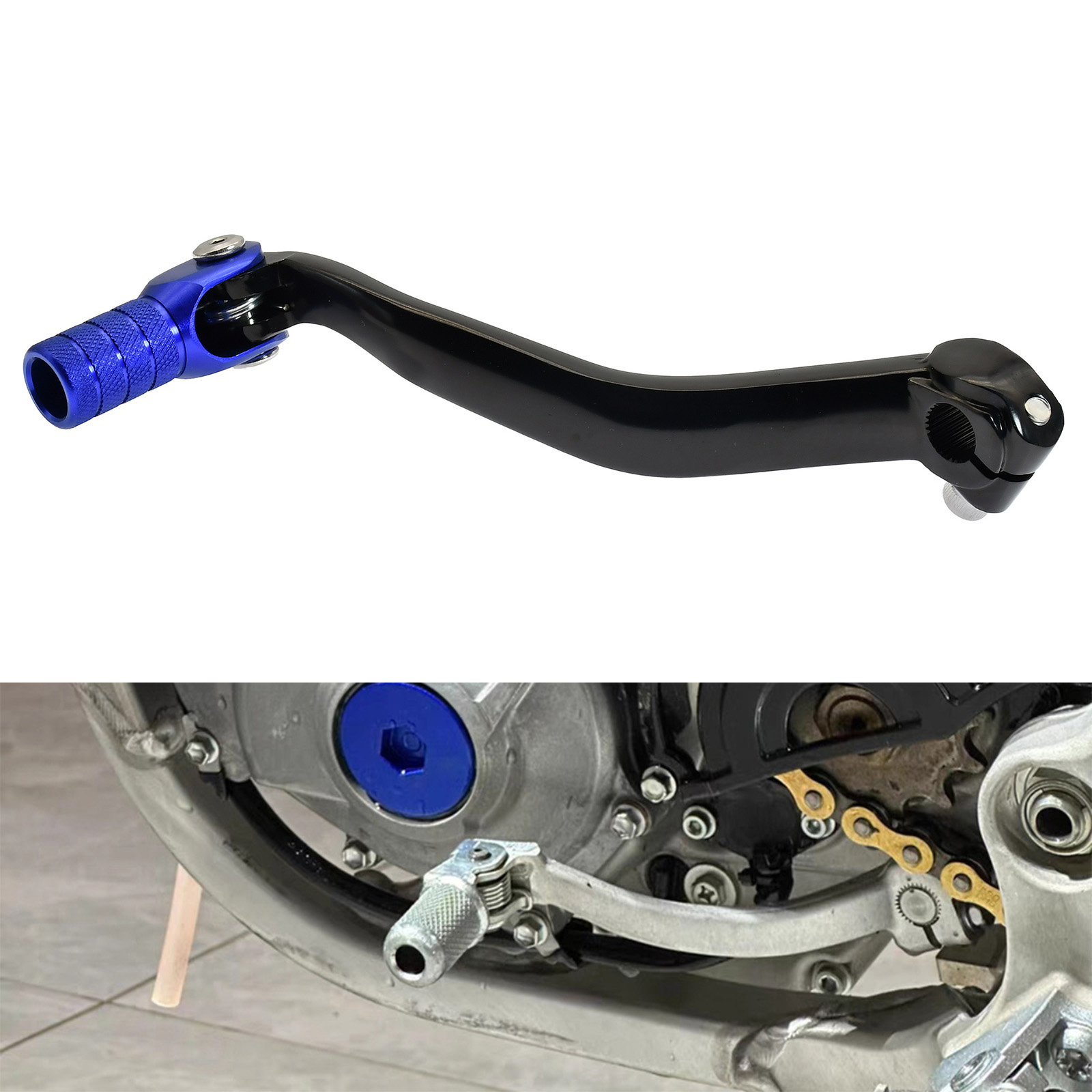 Motorcycle Gear Yamaha - คันเกียร์พับได้ CNC อลูมิเนียม สำหรับรถมอเตอร์ไซค์ Yamaha YZ125