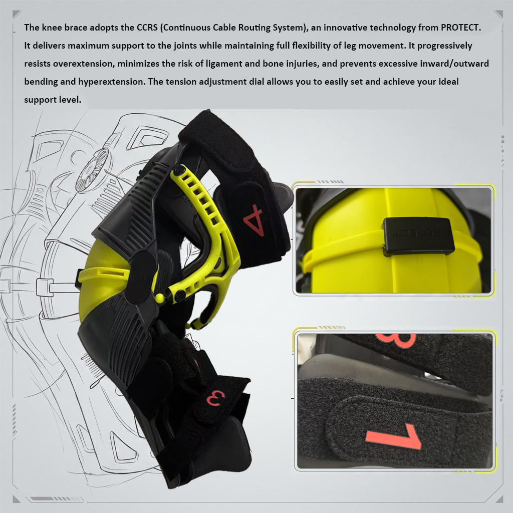 Motorcycle Gear For Sale - สนับเข่ามอเตอร์ครอสแบบปรับได้ แผ่นเจลกันลื่น อุปกรณ์ป้องกันโครงกระดูกภายนอก สำหรับขี่มอเตอร์ไซค์ออฟโรด แผ่นรองสำหรับรถวิบาก
