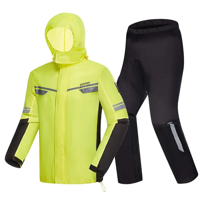 รถจักรยานยนต์แยกเสื้อกันฝนกางเ - Motorcycle Rain Suit บทวิจารณ์และราคา