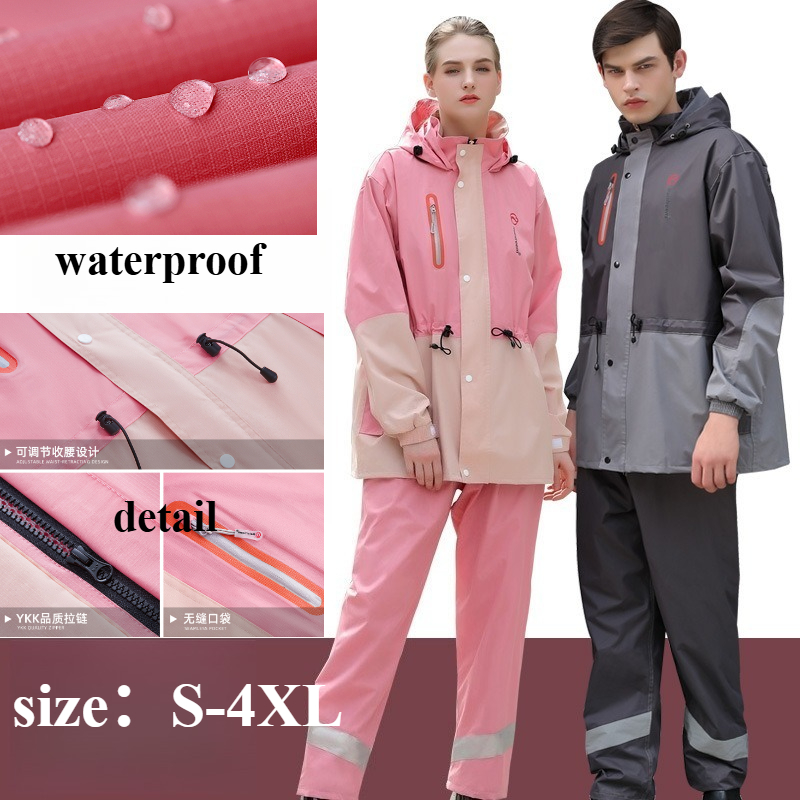 ชุดเสื้อกันฝนสำหรับขี่มอเตอร์ไ - Motorcycle Rain Suit บทวิจารณ์และราคา