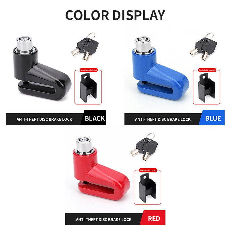 ล็อคดิสก์เบรกรถจักรยานยนต์เหล็ - Disc Lock Brake บทวิจารณ์และราคา