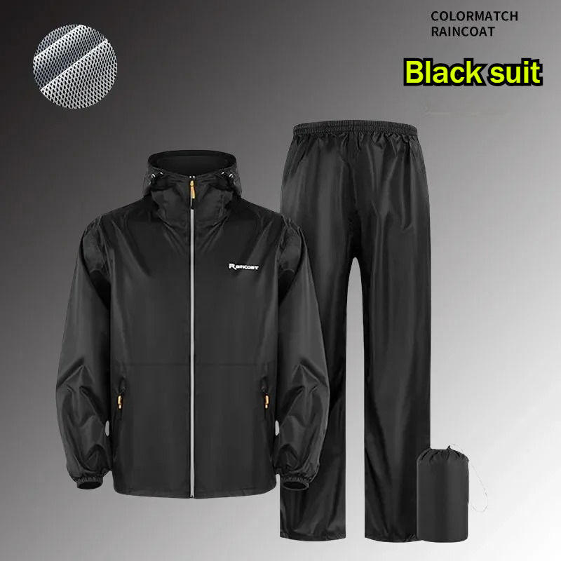 ชุดกันฝนสำหรับฤดูร้อนแบบ unise - Motorcycle Rain Suit บทวิจารณ์และราคา