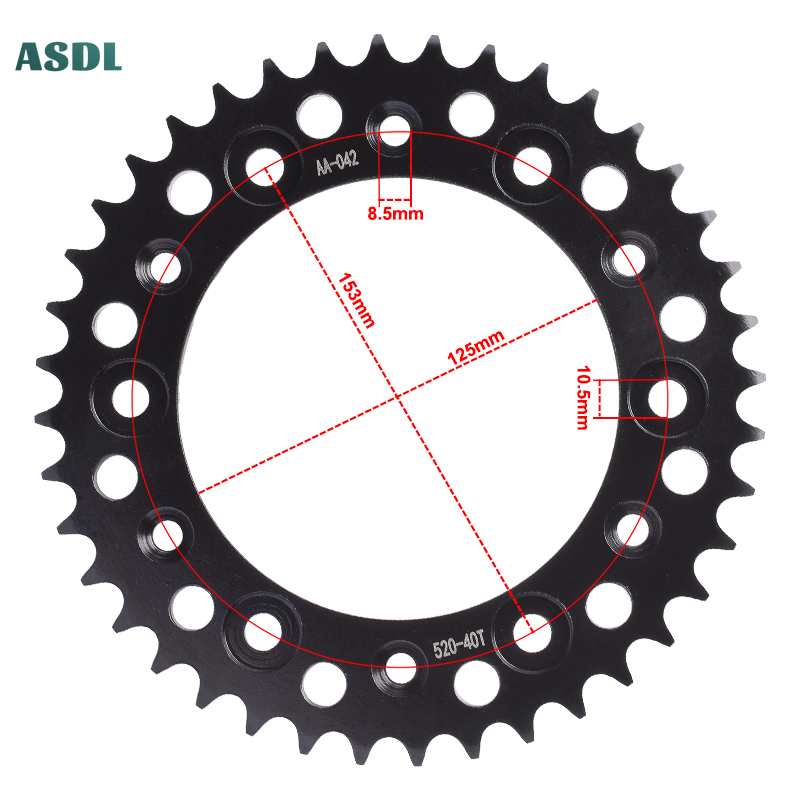 สเตอร์หน้า-หลัง 520 13T 40T สำ - Motorcycle Gear Australia บทวิจารณ์และราคา